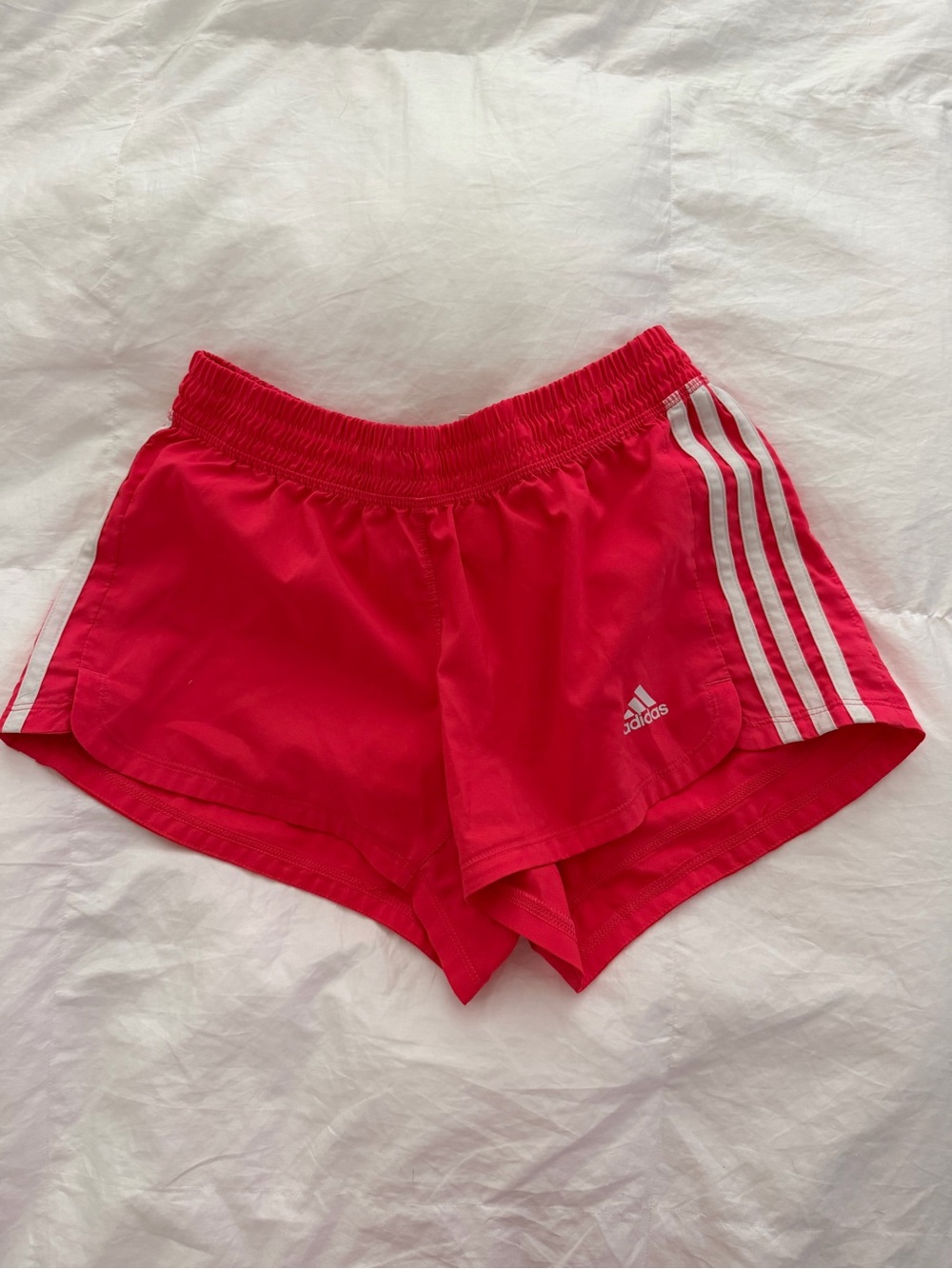 adidas Women's coral Athletic Running Shorts
